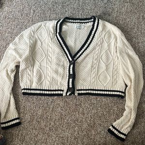 Cream cropped sweater
